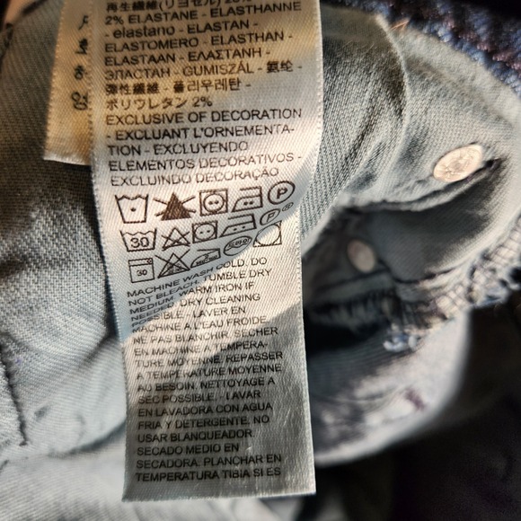 Levi's 511 Jeans Men's 33X34 (Tag 32X34) Slim Fit Straight‎ Leg Blue Medium Wash - Picture 11 of 16